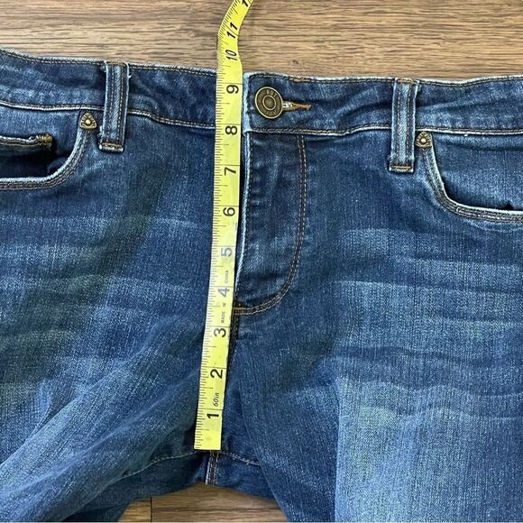 Kut From The Kloth Ankle Emma Straight Leg Distressed Jeans Size 10 - Picture 7 of 10